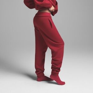 SKIMS Red/Brick Track Pants